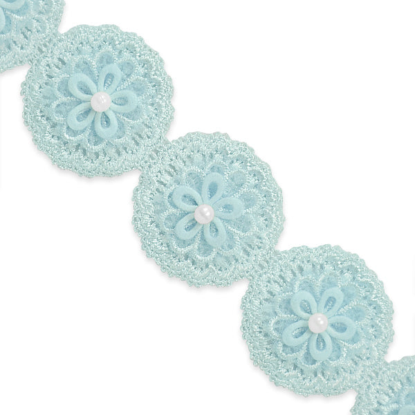 Owen Crochet 3 D Flower trim (Sold by the Yard)