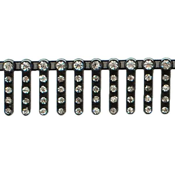 Glass Rhinestone Fringe Trim (Sold by the Yard) – Expo International Inc