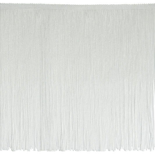 CENPEK Franje Kant – 10 Yard X 15 Cm – Chainette Franje – Zwart – Voor Latin Dansjurken, Kussens En DIY Kledingdecoratie
