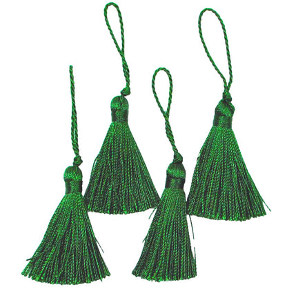 2" Fiber Mini Key Tassel Pack of 4